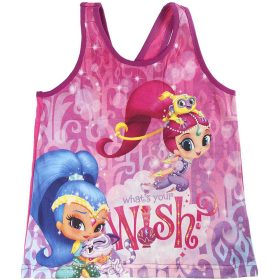 Shimmer és Shine fukszia trikó