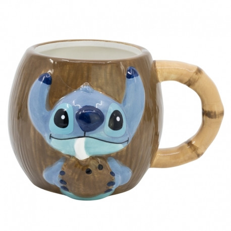 Dolomit 3D Bögre 450ml Ajándékdobozban Stitch kókuszdió 