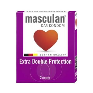 Masculan óvszer 3db- Extra Double Protection