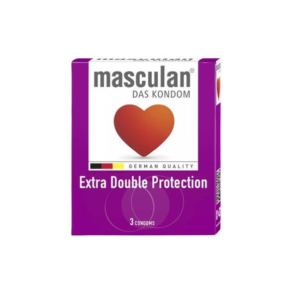Masculan óvszer 3db- Extra Double Protection