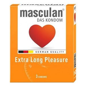 Masculan óvszer 3db- Extra Long Pleasure