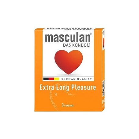 Masculan óvszer 3db- Extra Long Pleasure