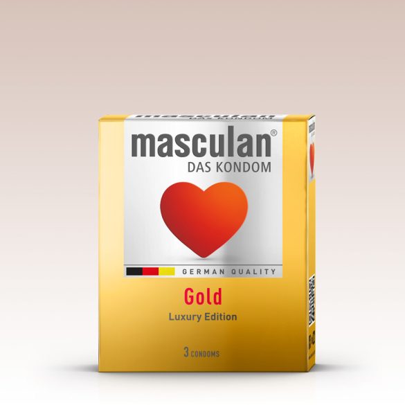 Masculan óvszer 3db- Gold vanília illatú 