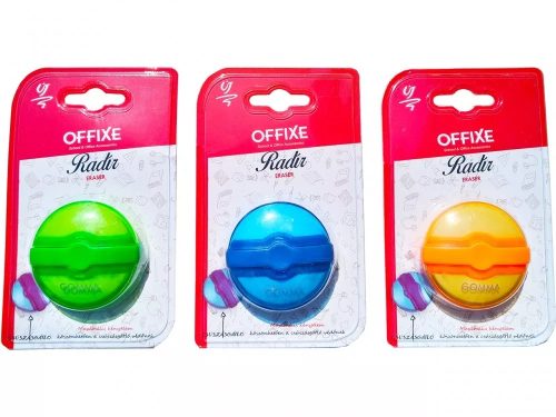 Offixe radír - Műanyag tartóban