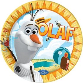   Disney Frozen Olaf Summer, Jégvarázs Papírtányér 8 db-os 23 cm