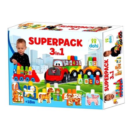 SUPERPACK 3 AZ 1-BEN ÉPÍTŐJÁTÉK 