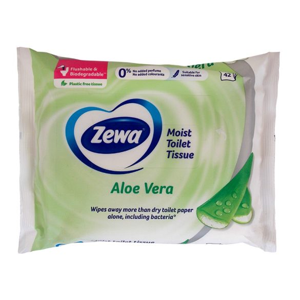 Zewa nedves wc-papír 42db – Aloe Vera