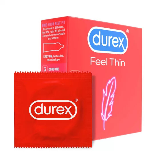 Durex óvszer 3db- Feel Thin