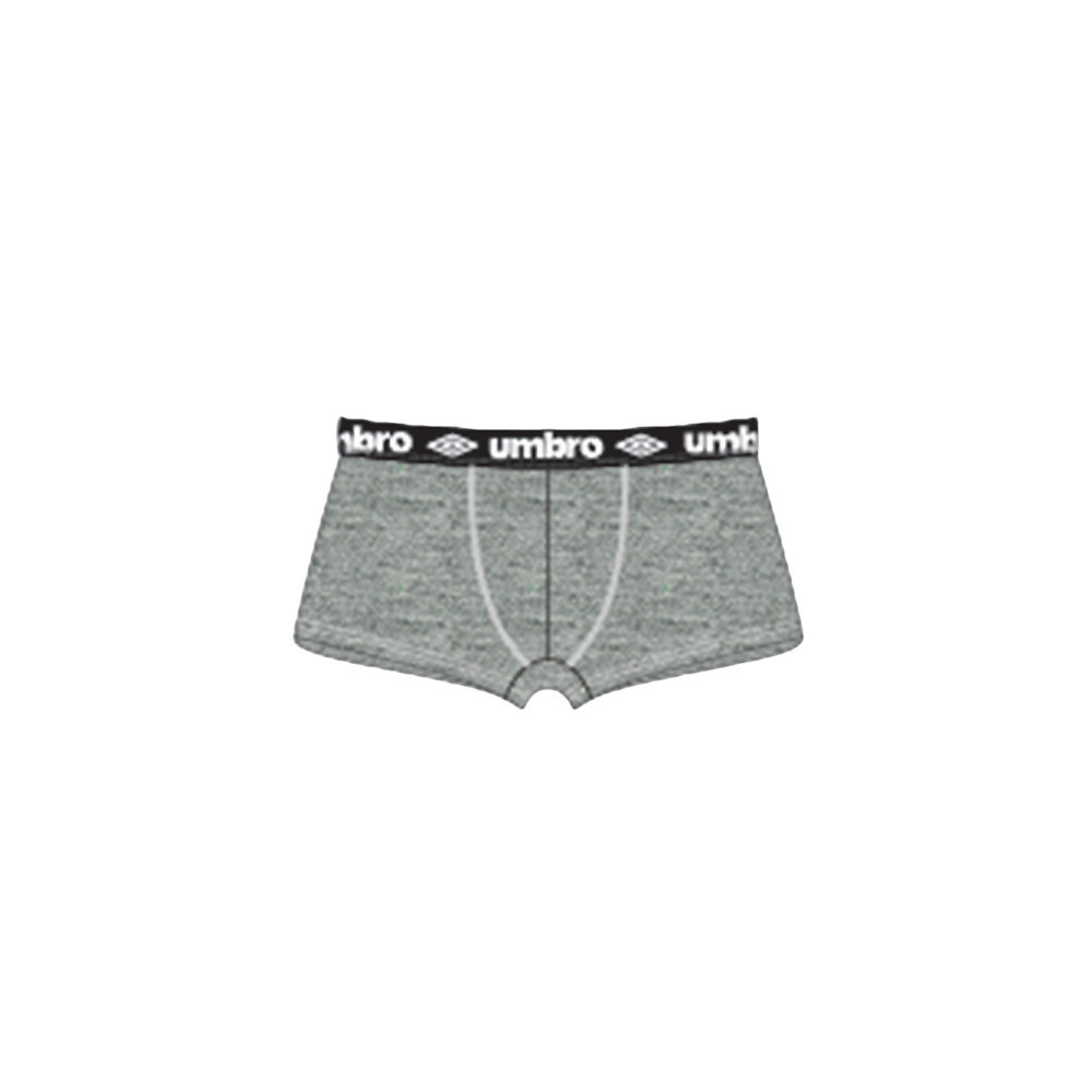 Férfi alsónadrág - pamut boxeralsó - M - világosszürke fekete derékgumival - Umbro