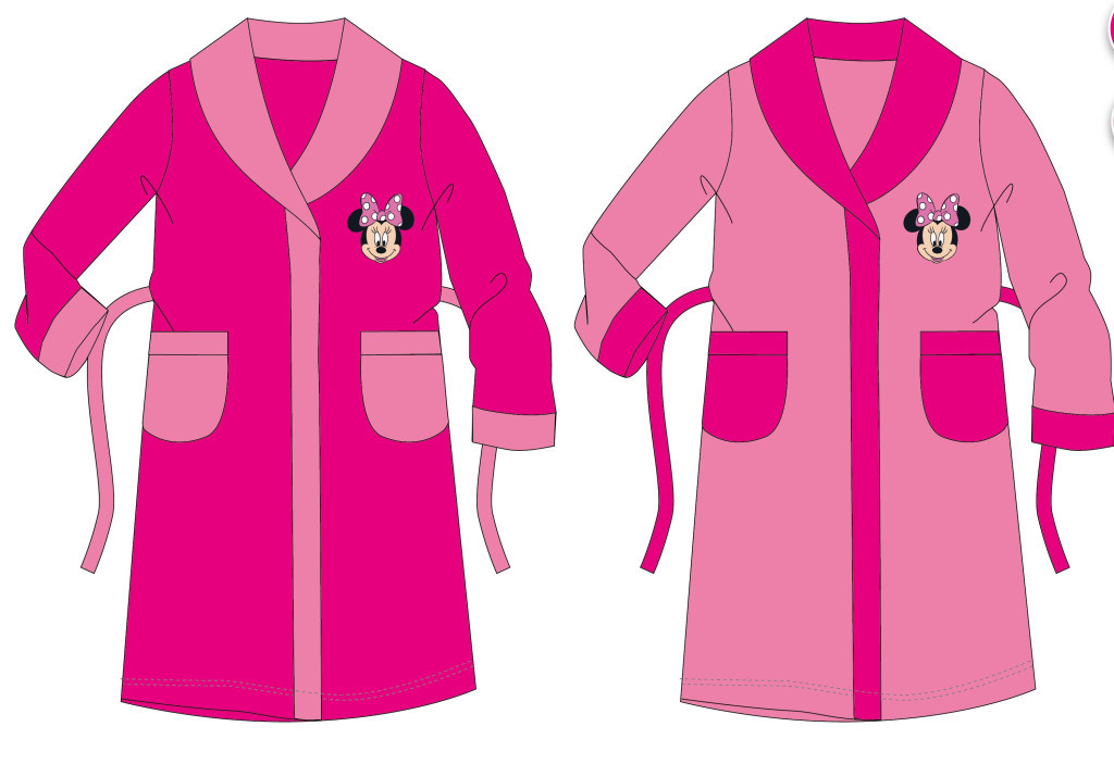 Disney Minnie egér gyerek coral köntös - pink - 110 Disney Minnie egér gyerek coral köntös - pink - 110