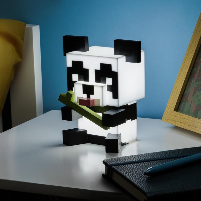 Minecraft panda világító lámpa Minecraft panda világító lámpa