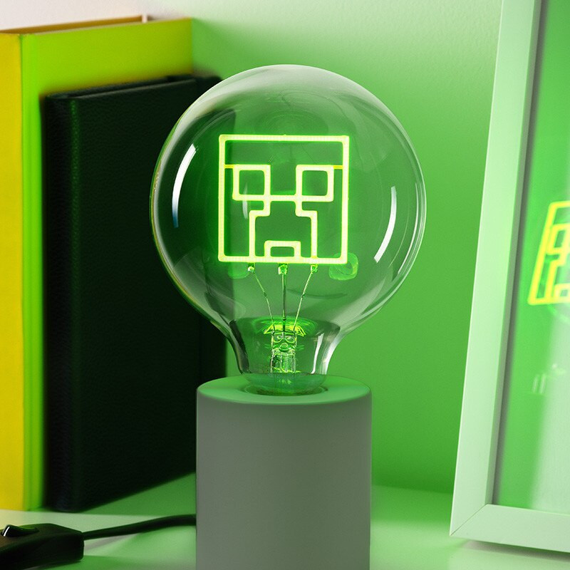 Minecraft Creeper LED neon izzó Minecraft Creeper LED neon izzó