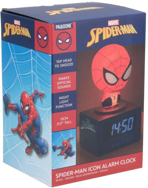 Pókember digitális ébresztőóra + éjjeli fény – Marvel Pókember digitális ébresztőóra + éjjeli fény – Marvel