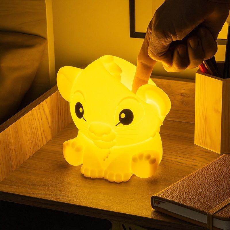 Disney Squishy Glo The Lion King Simba szilikon hangulatvilágítás Disney Squishy Glo The Lion King Simba szilikon hangulatvilágítás